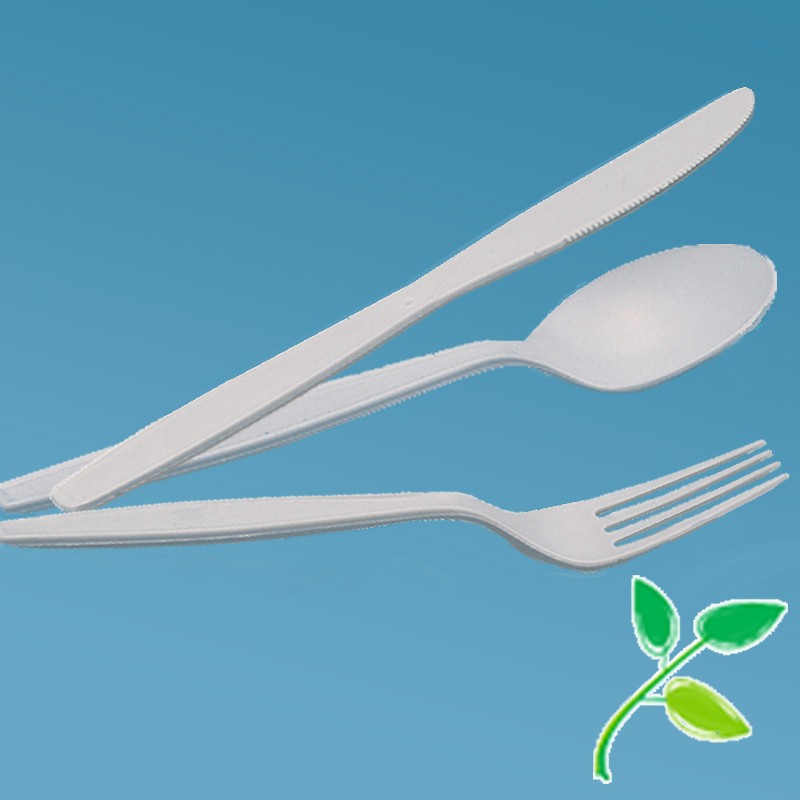 Besteck |aus CPLA (bedingt kompostierbar)