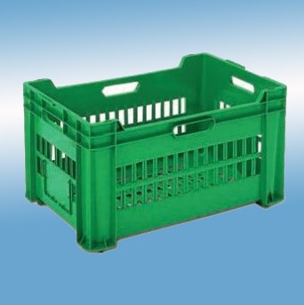 Obst- / Gemüse-Harasse, grün |600 x 400 x H mm