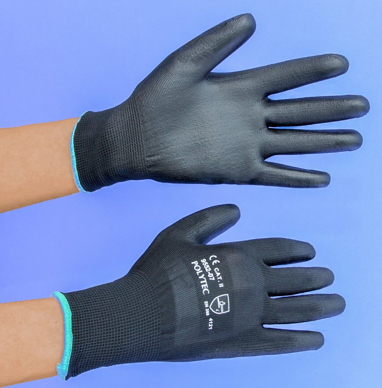 Schutzhandschuhe |POLYTEC schwarz