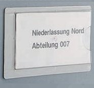 Etikettentasche zum Aufkleben