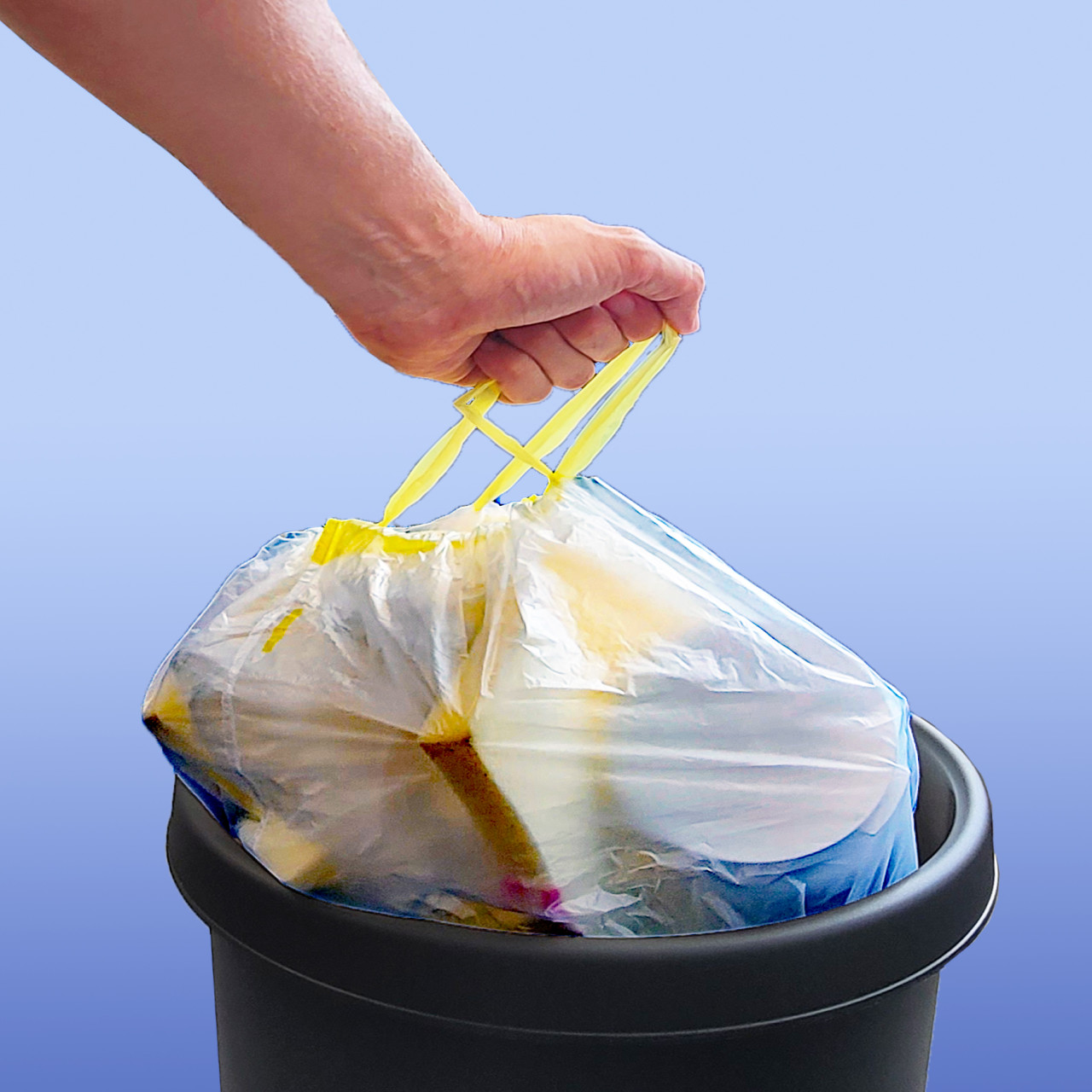 Quickbag mit Zugband |35 und 55 Liter, transparent