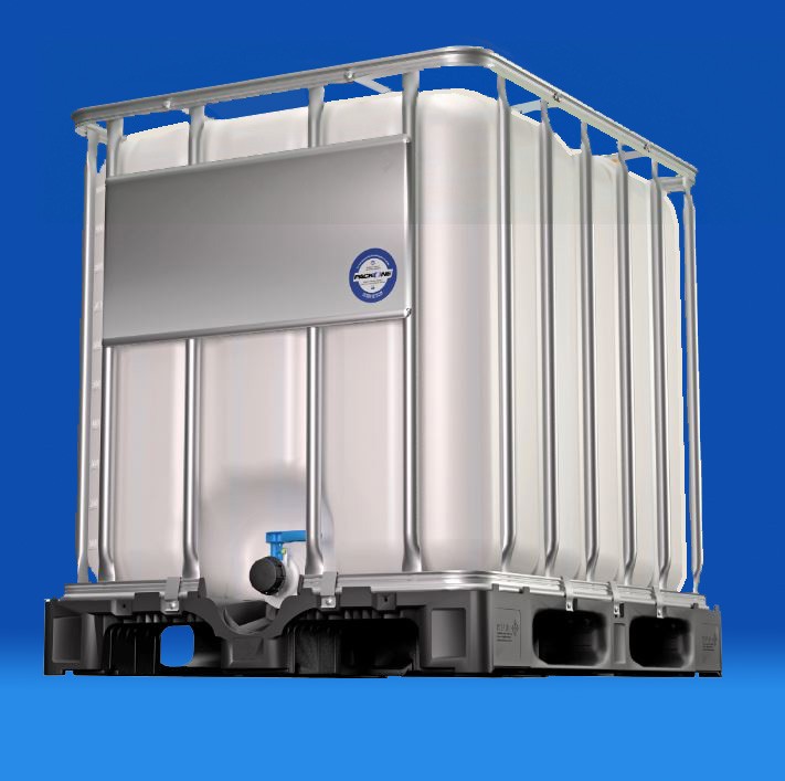 Paletten-Container (IBC) |auf Kunststoffpalette