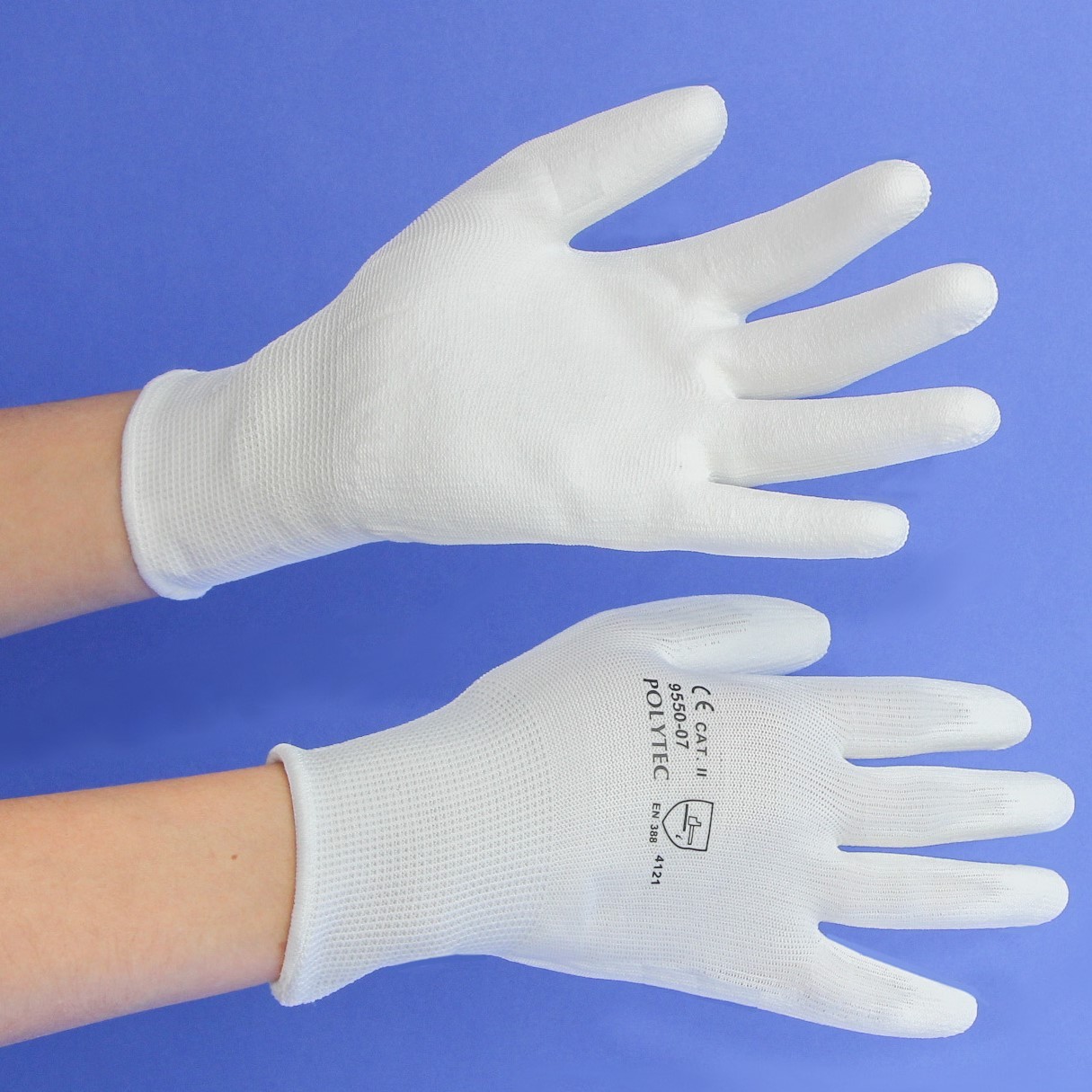 Schutzhandschuhe |POLYTEC weiss