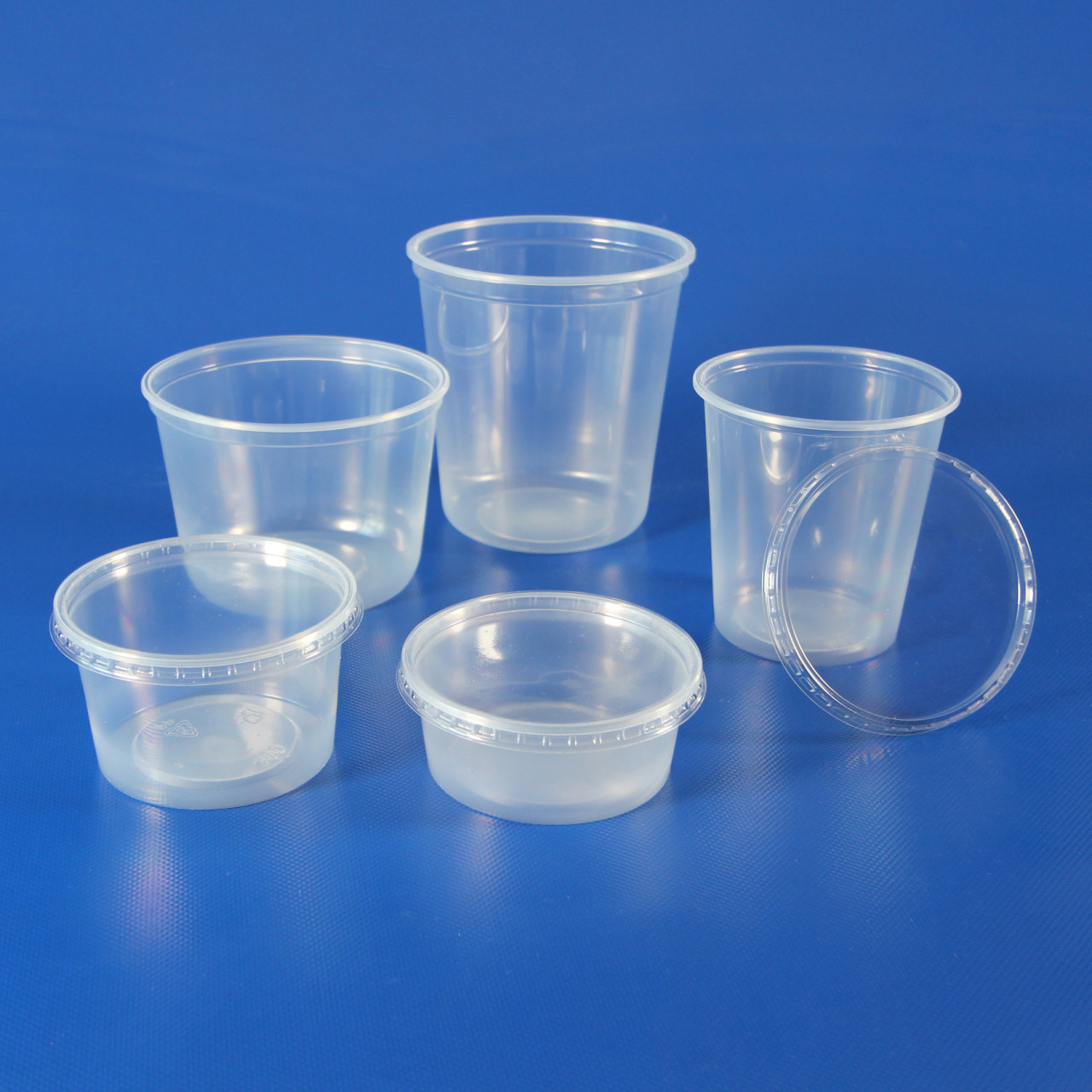 Portionenbecher natur |mit / ohne Deckel
