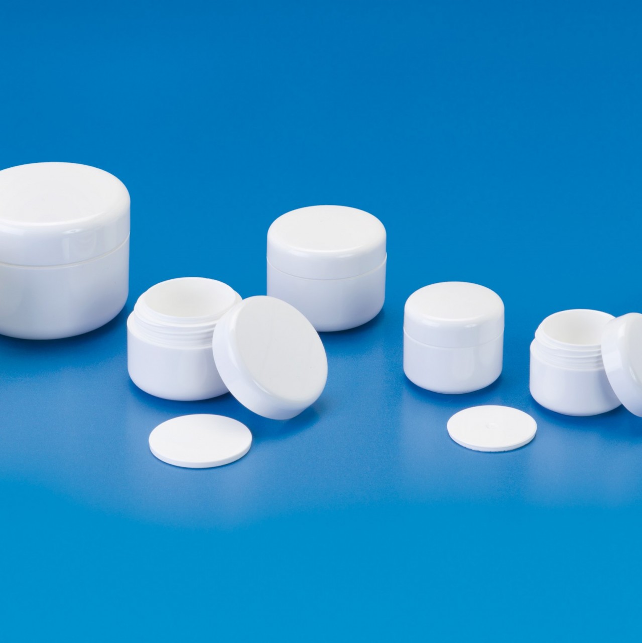 Doppelwandige Crèmedosen