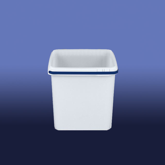 Verpackungs-Eimer 5 Lit., Eckig |mit Deckel & Trageband